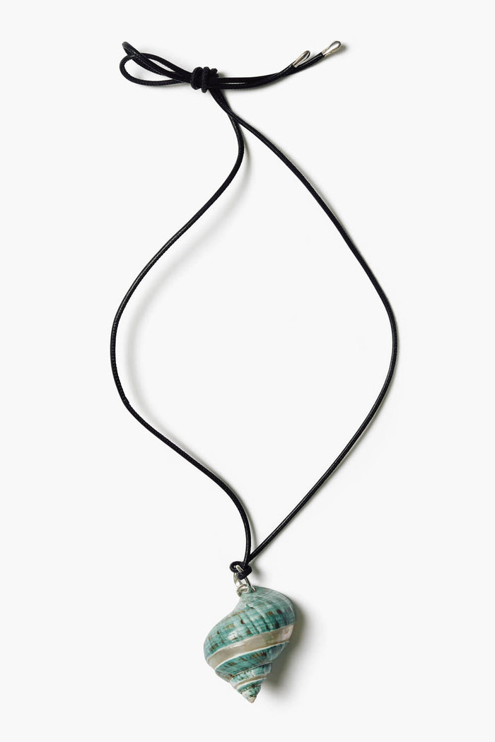 Shore Cord Necklace Seafoam