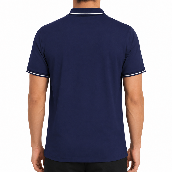 Short Sleeve Polo Shirt With Contrast Trim