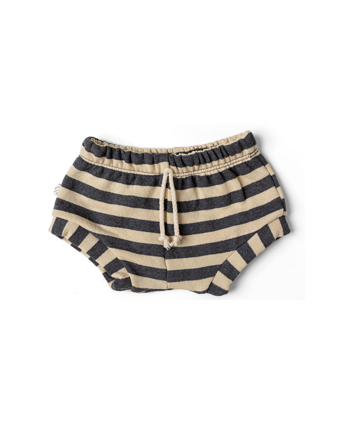 shorties CO - iron gray beige stripe