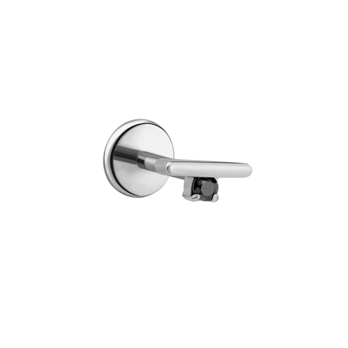 Sigil Flat Back Stud - Onyx