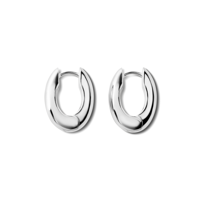 Signature Chubby Huggie Earrings - Sterling Silver