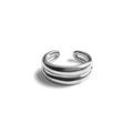 Signature Link Adjustable Ring - Sterling Silver