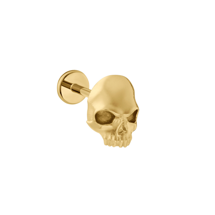 Skull Flat Back Stud