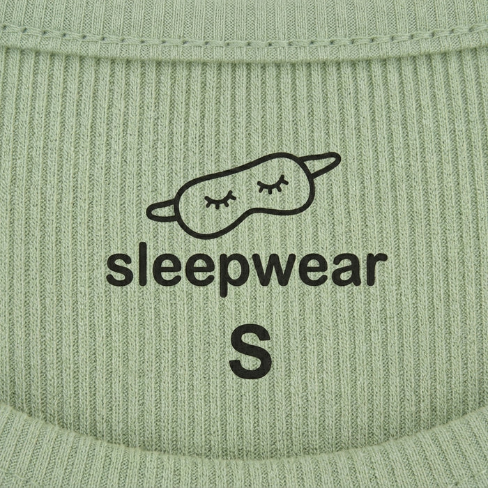 Sleepwear Ribbed Pajama Set