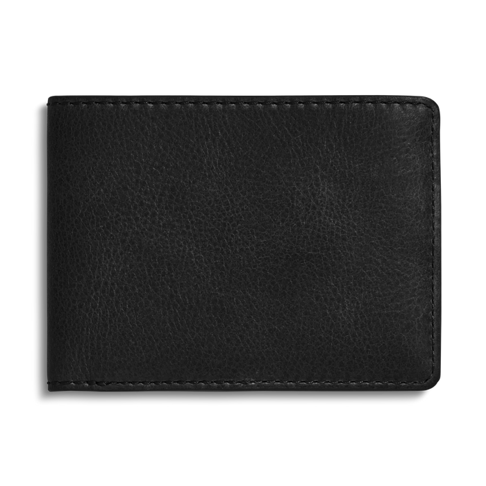 Slim Bifold Wallet - Black