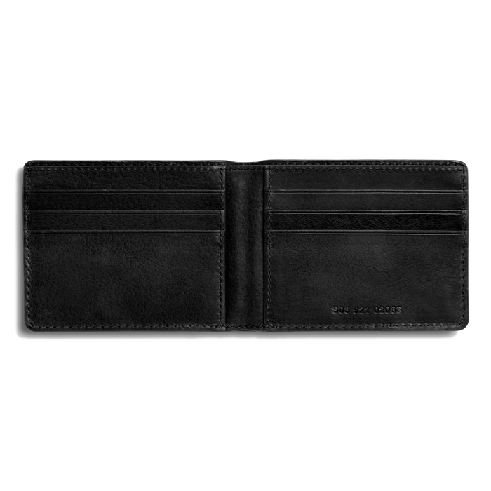 Slim Bifold Wallet - Black