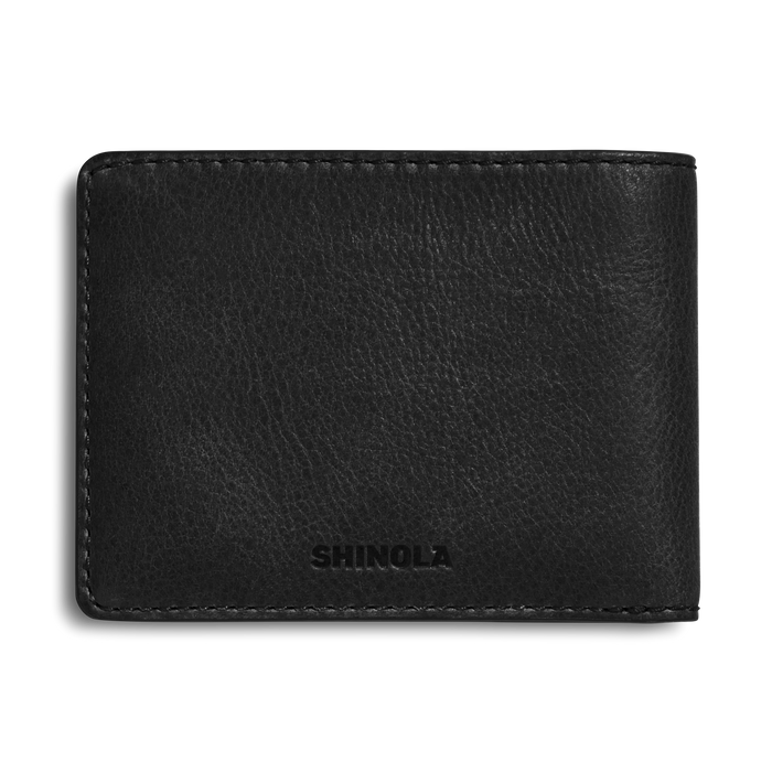 Slim Bifold Wallet - Black