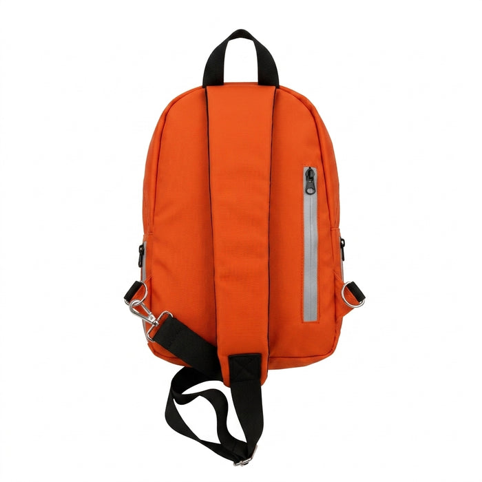 Sling Backpack With Vertical Zip Pocket