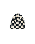 slouch beanie CO- black checkerboard