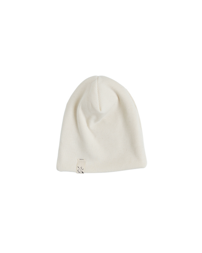 slouch beanie CO- natural tri blend