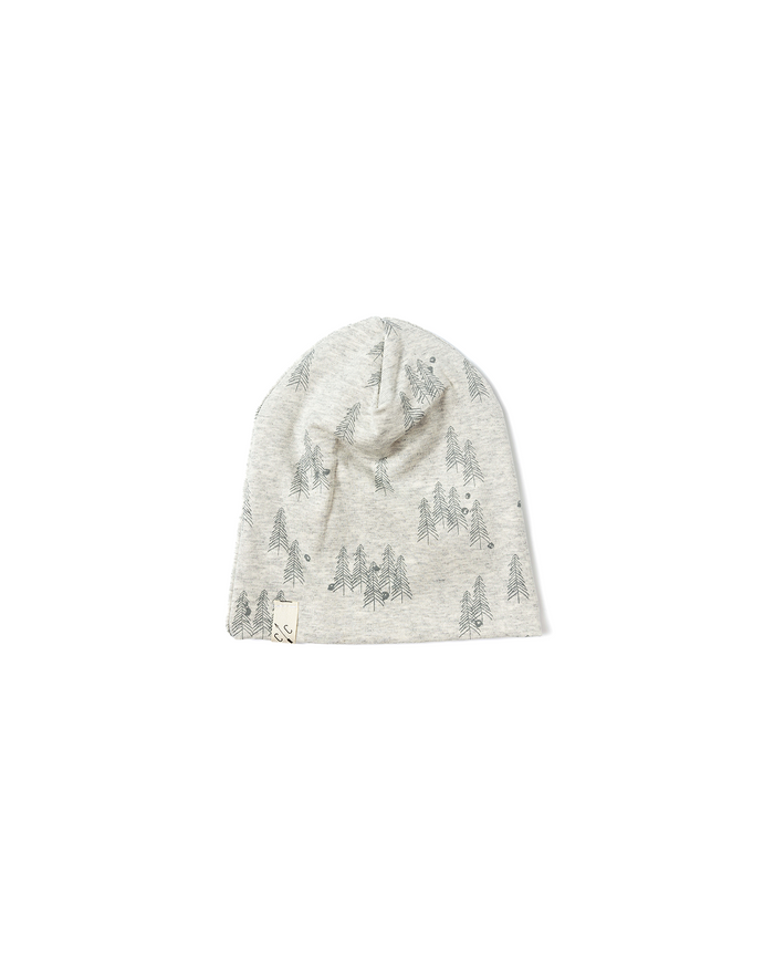 slouch beanie CO- trees on pearl