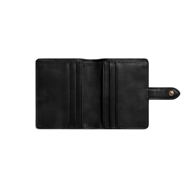 Small Snap Wallet - Black