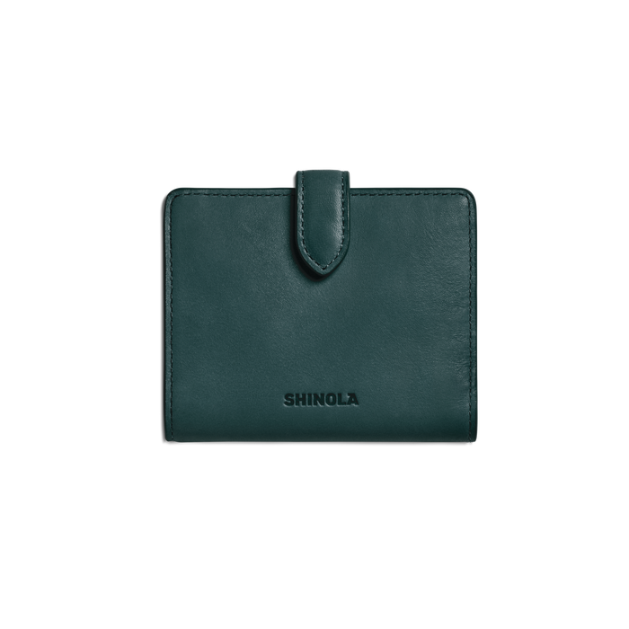 Small Snap Wallet - Emerald