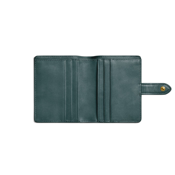 Small Snap Wallet - Emerald