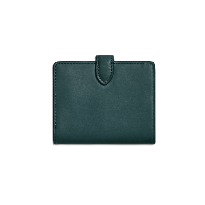 Small Snap Wallet - Emerald