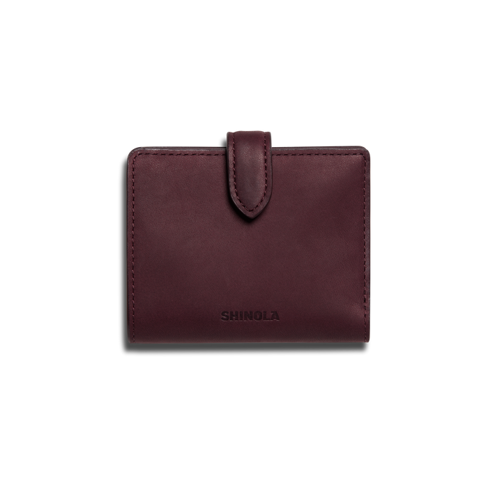 Small Snap Wallet - Merlot