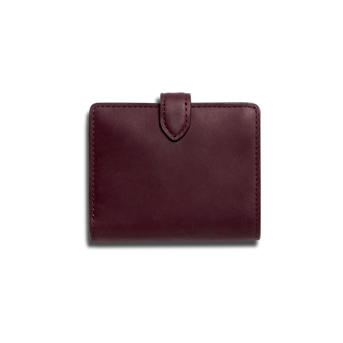 Small Snap Wallet - Merlot