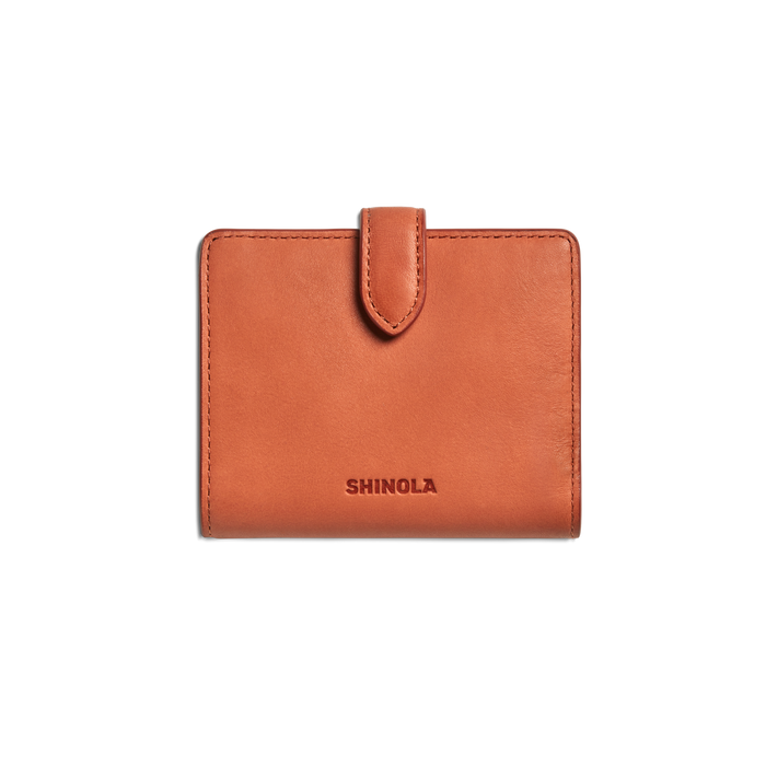 Small Snap Wallet - Rust