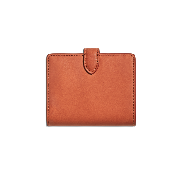 Small Snap Wallet - Rust