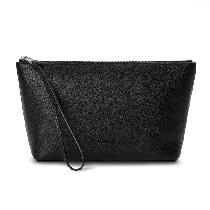 Small Zip Cosmetic Case - Black