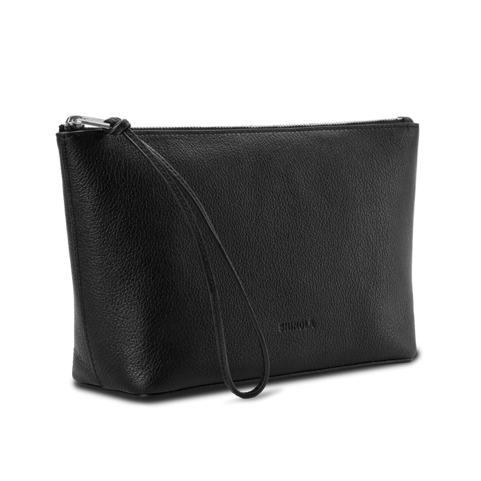 Small Zip Cosmetic Case - Black