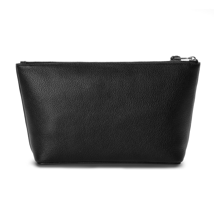 Small Zip Cosmetic Case - Black