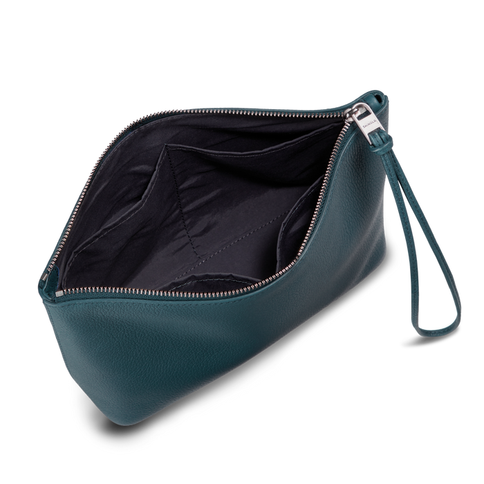 Small Zip Cosmetic Case - Emerald