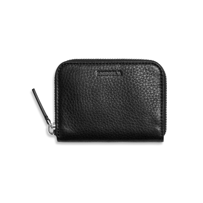 Small Zip Wallet - Black