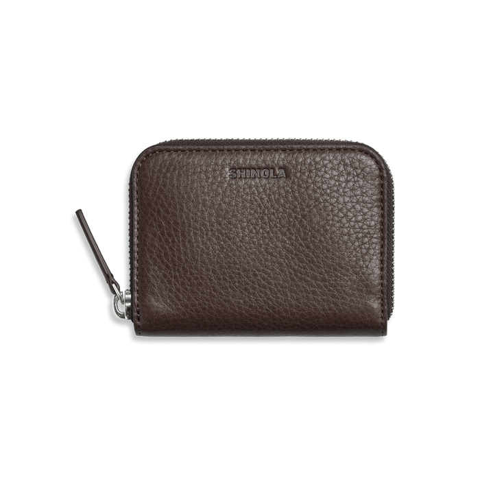 Small Zip Wallet - Espresso