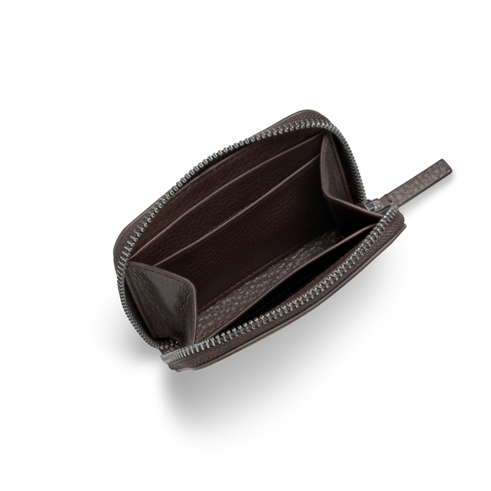 Small Zip Wallet - Espresso