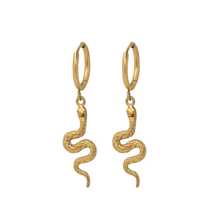 Snake Charm Hoops