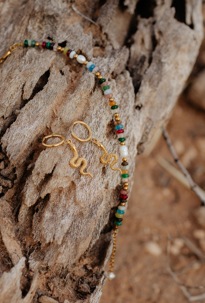 Snake Charm Hoops