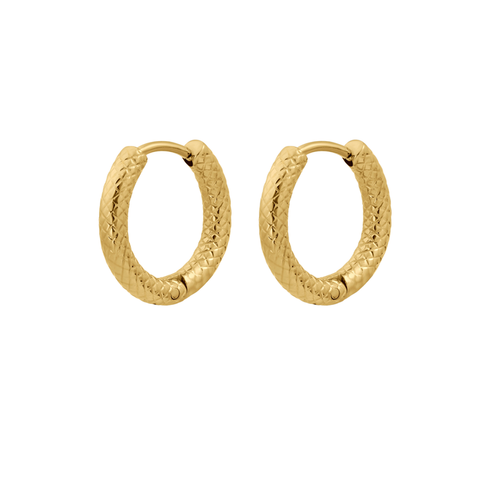 Snakeskin Hoops
