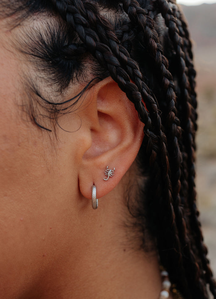 Snakeskin Hoops