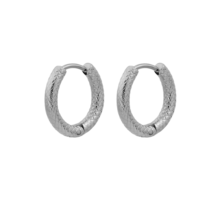 Snakeskin Hoops