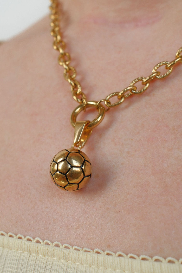 Soccer Ball Necklace Charm