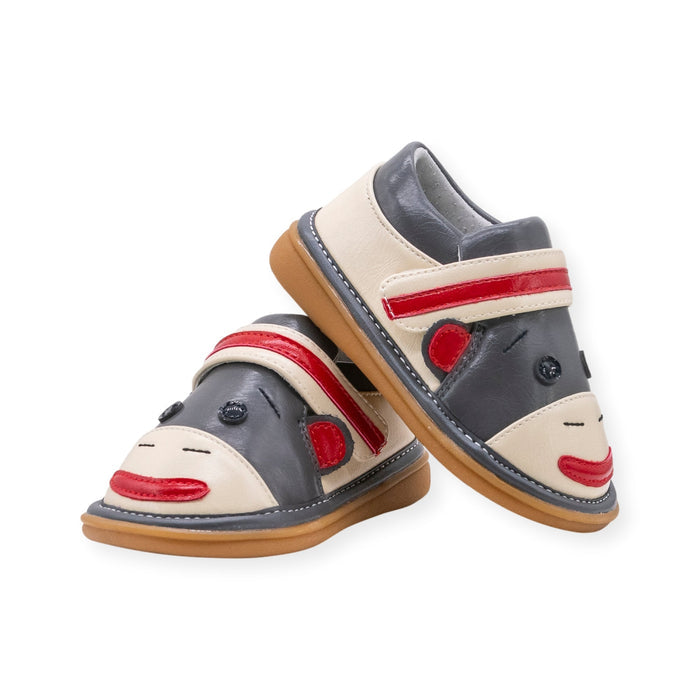 Socks Red Monkey Shoe - Wee Squeak