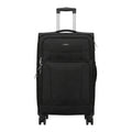 Soft Shell Cabin Trolley Suitcase With Front Zip Pocket