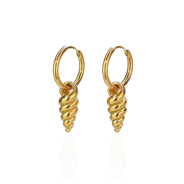 Spiral Shell Hoops