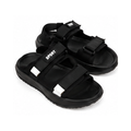 Sport slipper with dual adjustable straps
