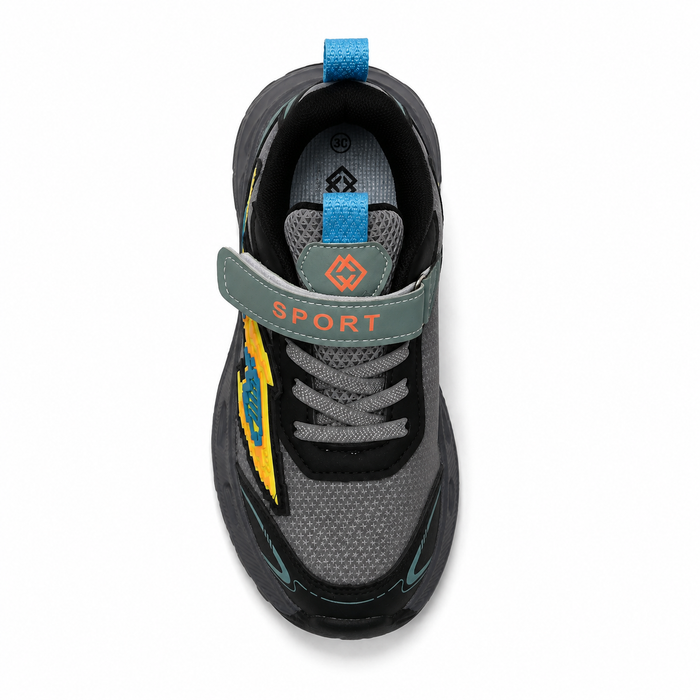 Sports Sneakers With Hook-And-Loop Strap
