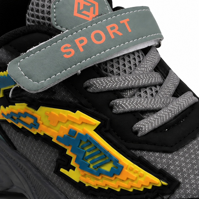 Sports Sneakers With Hook-And-Loop Strap