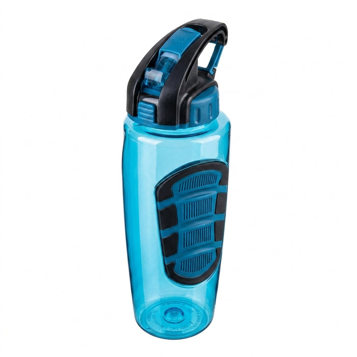 Sports Water Bottle With Flip Straw Lid And Grip Handle