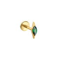Squeeze of Lime Flat Back Stud