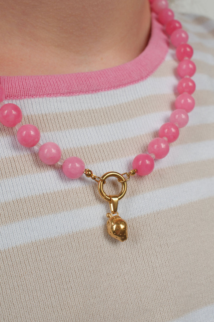 Strawberry Necklace Charm