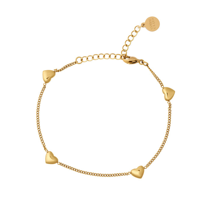 String of Hearts Bracelet