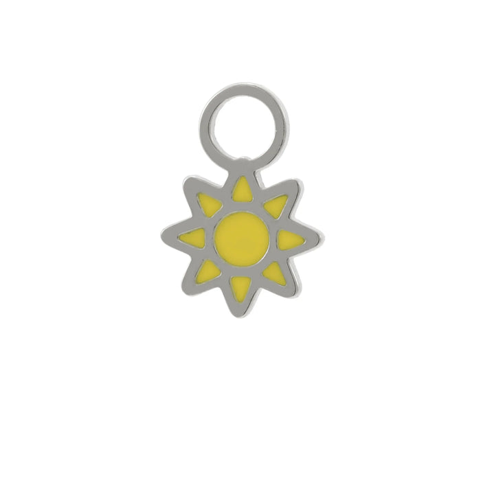 Sun Hoop Charm