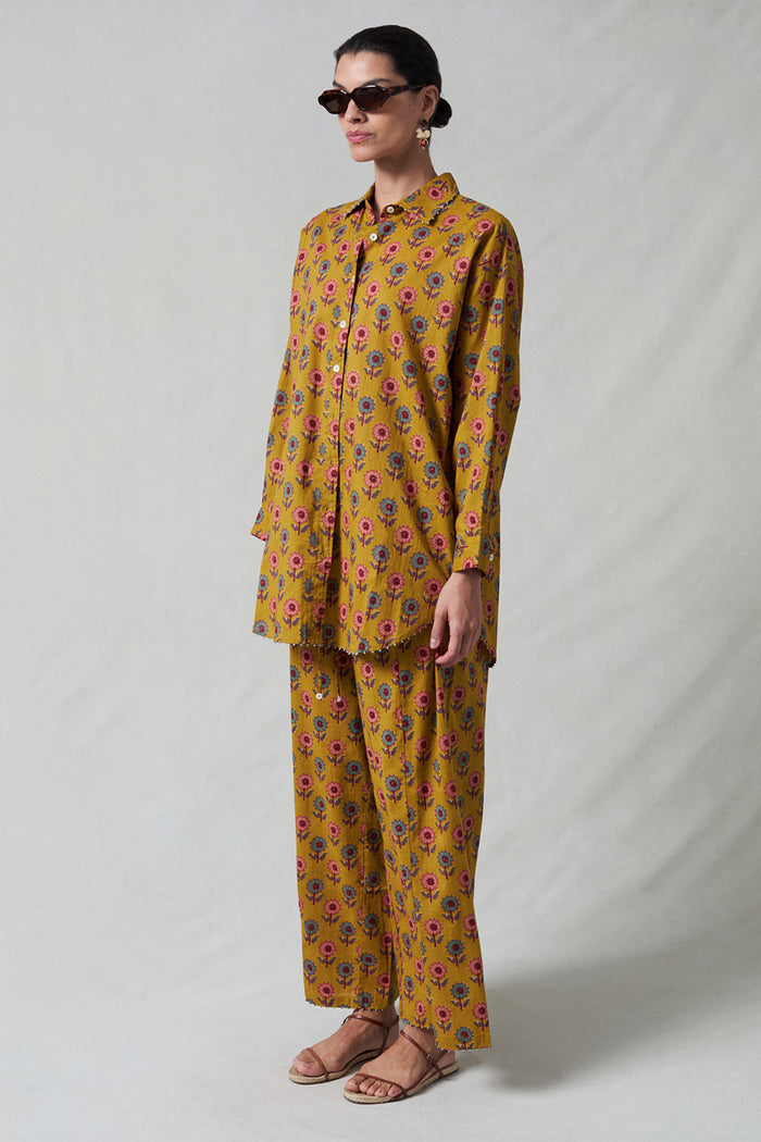 Sunflower Printed Set Mustard