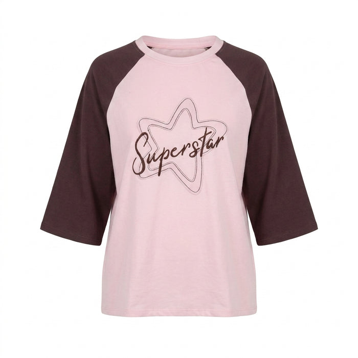 Superstar Raglan Sleeve Top In