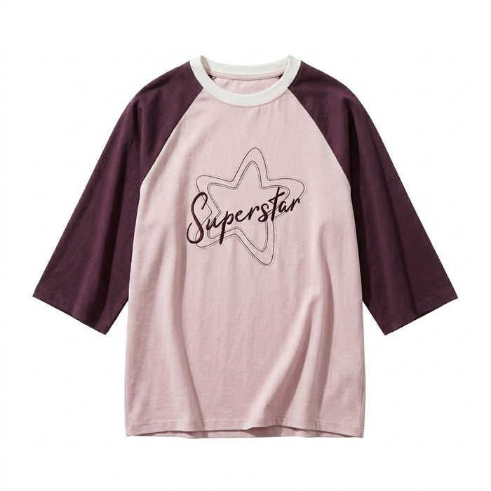 Superstar Raglan Sleeve Top In